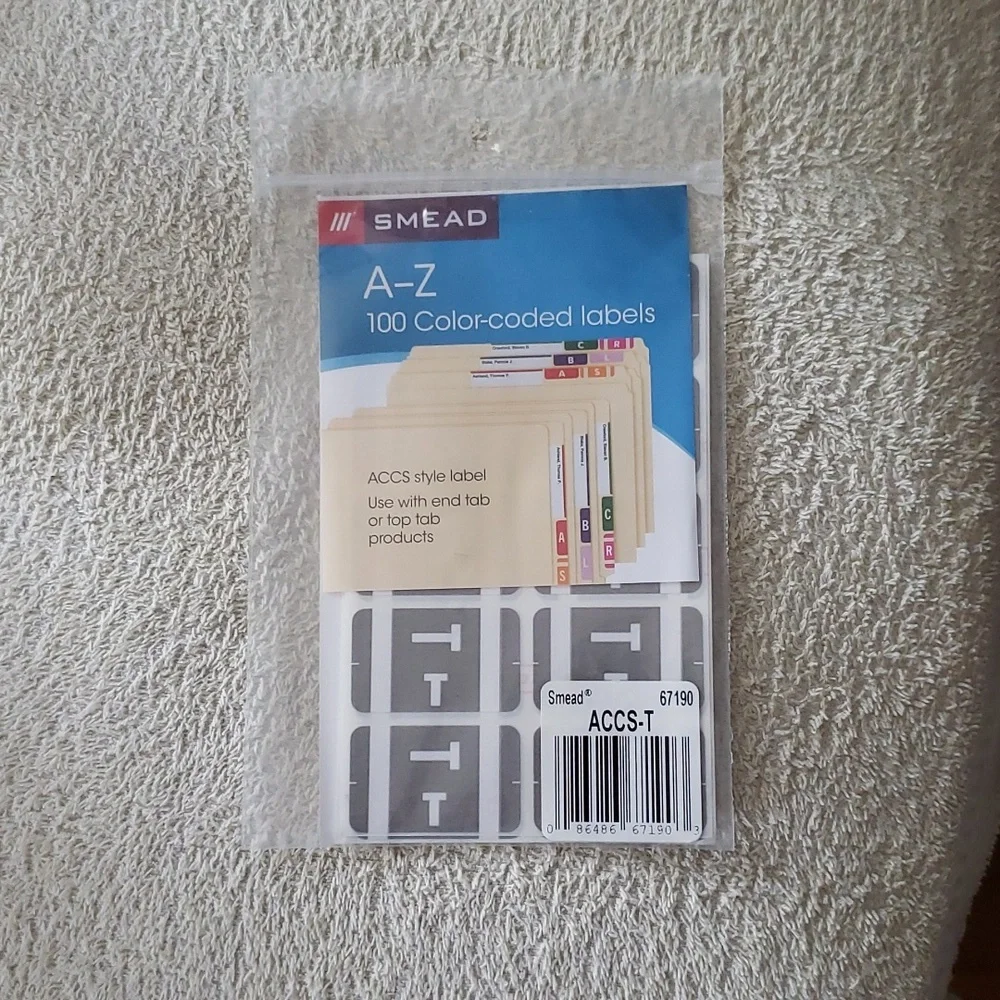 New Smead Color Labels